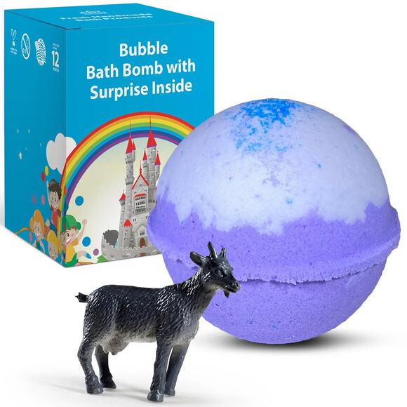 Farm Animal Toy Bath Bomb for Kids with Surprise Inside - Picture 1 of 6